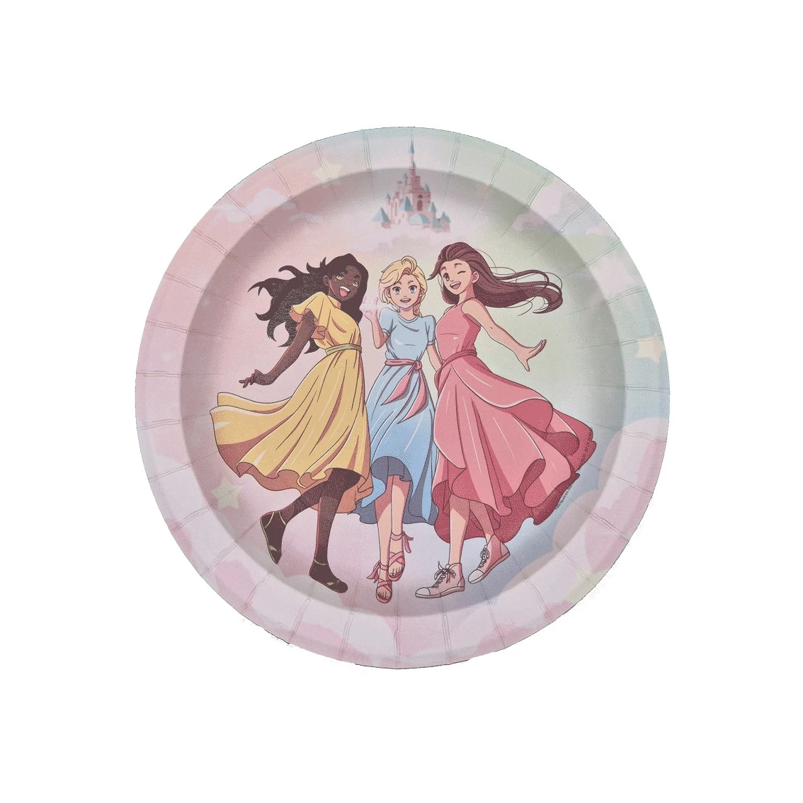 Assiette en carton sur le thème des Princesses x24