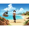 Puzzle Cœur Pirates en carton - 75 pièces - Format 19 x 19 cm